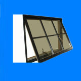 Double Glazing Aluminum Awning Window with Grills Design
