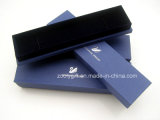 Special Paper Jewelry Box with Silver Hot Stamped Logo Necklace Box
