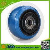 100mm Elastic Blue Rubber Wheel