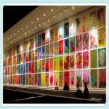 Multicolour Glass Wall Painting for Decoration