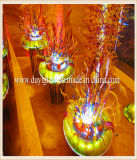 Multicolour Blow Glass Sculpture for Hotel Decoration