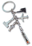 Customized Metal Charms Keychain for Souvenir