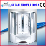 White One Person Steam Shower Room with Massage Bathtub (AT-GT8202F)