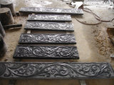 Black Granite Stone Carving for Wall or Garden Decoration