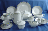 Round Porcelain Dinnerware Set, Tableware Dinner Set (JC5Y040)