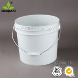 White 13L Heavy Duty Clear Plastic Pail Container Bucket