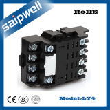 Saipwell 13f-4z-C3 (LY4) High Quality Easy Used Black 14 Pin Relay Socket, Plastic 15A Relay Socket