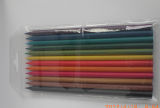 12 PCS Color Pencils with Color Wood