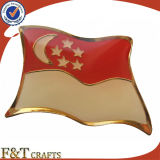 Decorative Advertising Singapore National Custom Flag Pin (FTFP1627A)