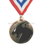 Soft Enamel Medal with V Shape Ribbon