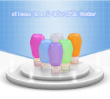 Silicone Travel Tube Bottle Small Soft Refillable Trip 89ml 60ml 37ml Squeeze Airline Shampoo Cosmetic