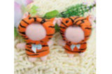 8-10cm Hot Selling Cute Dressing Tiger 3D Face Doll
