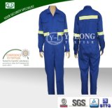 OEM Service En14116 Washable 100% Cotton Material Fire Retardant Coverall for Welder