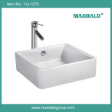 Bathroom Sanitary Ware Small Square Sinks (HJ-1270)