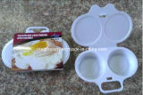 Plastic Egg Steamer for Microwave Oven (CY11328)