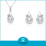 Fashion Mexican 925 Sterling Silver Jewelry Set with Reasonable Price (J-0187)