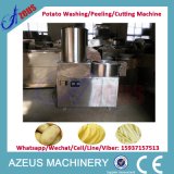 Potato Washing Peeling and Cutting Machine, Shredded Potatoes Production