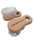 Natural Solid Wooden Vegetable Brush with Pig Hair Bristle