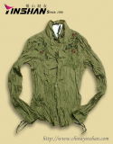 Ladies' Fashion Cotton Blouse - Wx10-0197