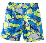 2014 Mens and Children Summer Knee Length Shark Swim Trunks Shorts