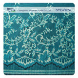 Nylon Metallic Yarn Lace Fabric for Dress (SYD-0024)