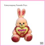 2014 Hot Lovely Plush Stuffed Soft Heart Rabbit Bunny Toy