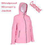 Customized Promotion Outdoor Jacket for Women, 100% Polyester Waterproof Sports Clothing