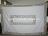 Linen Embroidery Table Cloth 72X126inch 0175