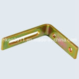 Custom Zinc Plated Steel Metal Right Angle Metal Yellow Heavy Duty L Corner Bracket