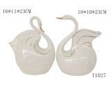 Porcelain Swan Crafts for Home Decor