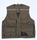 Engineer Vest Uniform, Workwear, Multi-Pocket Vest, Work Clothes. (W-024)