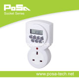 United Kingdom Programmable Electrical Socket Timer (PS-50/SF18A)