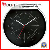 Custom Logo Round Aluminum Wall Clocks Manufacturer for Promotional