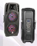 2X10'' 2-Way Portable Battery Speaker PS-14210bt-Wb (LED)