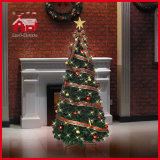 180cm Revolving Christmas Tree with Colorful Round Decorations