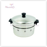 Promotional Gift Steamer-Shaped Plastic Mechanical Cooking Kitchen Timer