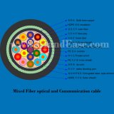 Mixed Fiber Optical and Communication Cable