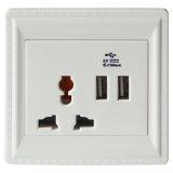 USB Wall Socket Outlet (OMY-J6-GC-132)