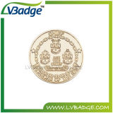 Metal Gold Challenge Coin for Business Gift