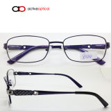 Classic Metal and Acetate Optical Frame Eyeglass and Eyewear (8144)