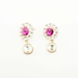 Fashion Alloy Flower Earrings Jewelry