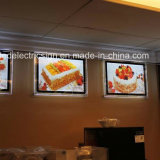Wall Mounted Crystal Frame LED Light Box for Cake Display