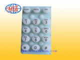 White Rubber Keypad with ISO SGS