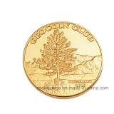 Top Quality Gold Plated Metal Souvenir Coin Gift