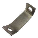 OEM Stamping Zinc Plated Metal Flat Corner Leaf Spring Bracket