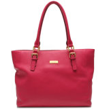 Fashion Lady Tote Bags Genuine Leather Bag Brand Handbag (CSYH245-001)