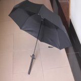 Creative Samurai Sword Handle Anti UV Three Folding Umbrella
