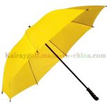 High Quality Golf Straight Yellow Umbrella Ub006