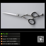 Rose Engraved Hair Cutting Scissors (FL-55Rose handles)