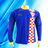 100% Polyester Man's Long Sleeve Soccer Jersey